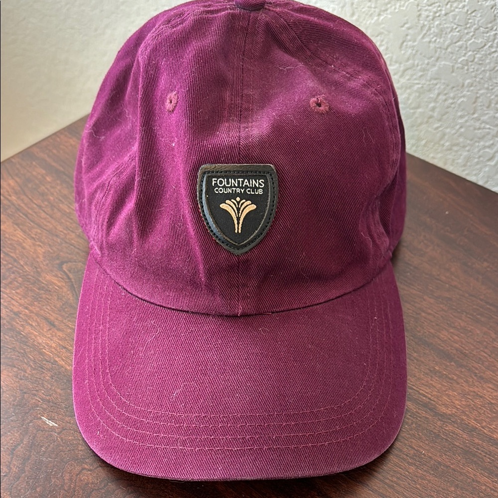 Ahead Vintage Fountains Country Club Hat Nwot